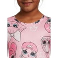 thumbnail image 5 of L.O.L. Surprise! Girls Snug Fit Long Sleeve Top and Pants, 2-Piece Pajama Set, Sizes 4-10, 5 of 5