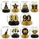 thumbnail image 2 of Gexolenu 10 Piezas Centros De Mesa De Panal De 90 Cumpleaños Oro Negro Saludos A 90 Años Centros De Mesa De Cumpleaños Adornos De Mesa Para Decoraciones De 90 Cumpleaños 90 Fabulosos Suministros De De, 2 of 3