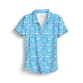 thumbnail image 5 of SCALES Daily Sunshine Womens Short Sleeve Polo White, Blue, XLarge, 5 of 8