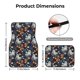 thumbnail image 5 of Fotbe Cute ghost in the flowers Juego de 4 Tapetes para Auto con Estampado – Alfombrillas de Goma Reforzada, Diseño Antideslizante, Protección para Todo el Año – Vehículos, Autos, Camionetas y SUVs, 5 of 7