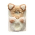 2024 Furry Hair Scrunchies Cute Hair Bands With Cat Deer Bear Ears