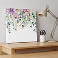 thumbnail image 4 of Ships Next Day Canvas Wall Art 8"x8", Eucalyptus Flower Wood Framed Canvas Print Painting, Sage Green Botanical Boho Leaf Pink Ready to Hang Small Picture Wall Decor for Home Bathroom Nursery Kitchen, 4 of 9