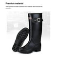 thumbnail image 1 of 1 Paire Bottes de Pluie Chaussures pour Dames Femmes Randonnée Rose Bottes en Caoutchouc Fournitures de Plein Air Polyvalent Plus Chaudes Surface Lisse Sans Bavures Bottes Imperméables Rose 39, 1 of 9