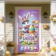 thumbnail image 3 of Cubiertas de Puerta de Vacaciones para la Puerta Delantera 90x180cm Cortina Temática de Pascua, Decoraciones de la Puerta Delantera de Pascua para la Pared Y el Mantel de la Fiesta, 3 of 6