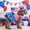 Blue, variant on Independence Day Pet Costume Set for Dogs and Cats, Patriotic Outfit with Hat & Skirt, Red White Blue Star Print Festival Party Apparel, Adjustable Pet Clothing