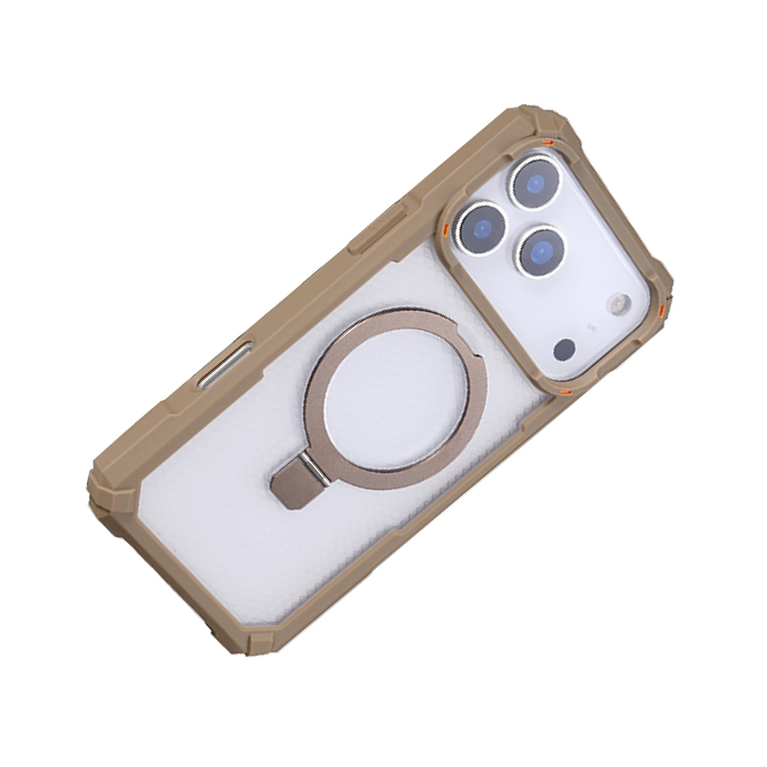 iPhone 17 Pro Tough Rugged Case with Stand - Gold