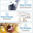 thumbnail image 2 of Pieces Plastic Labels - 12 mm x 4 m - Label Tape - Suitable for Dymo LetraTag Label Printer - Black on White, 2 of 6