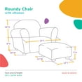 thumbnail image 5 of Keet Roundy Children's Chair Microsuede Lavender with ottoman, 5 of 5