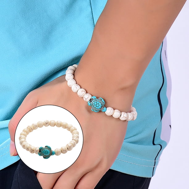 Pulseras para mujer, regalos para mujer La pulsera de tortuga marina de larga duración es una señal de que tu voluntad durará pulsera de moda