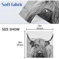 thumbnail image 7 of GZHJMY Cow Cloth Napkins Set of 1, Reusable Washable Polyester Dinner Napkins for Family, Restaurant, Wedding, Party Decor 20 x 20 Inch, 7 of 7