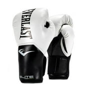 Everlast Pro Style Elite Workout Training Boxing Gloves, 12 Ounces, White