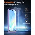 thumbnail image 4 of Funda Lanhiem para Samsung Galaxy A16 con 2 protectores de vidrio templado morados, 4 of 7