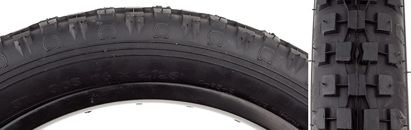 SUNLITE Tires Sunlt 16X2.125 Cst93 Bk/Blk KnoBBy