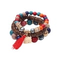 thumbnail image 2 of SPRING PARK 3Pcs Tassel Wooden Beads Charms Bracelet Bangle Beads Jewelry for Women Gift, 2 of 8