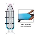 thumbnail image 4 of HELLHERO Blue Pink Gradient Ironing Board Cover 3 Fasteners Replacement Premium Polyester for Women Girls, 4 of 5