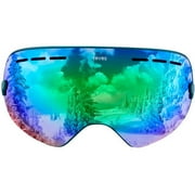 Traverse Virgata Ski, Snowboard, and Snowmobile Goggles, Snowcap with Rose Quartz Lens