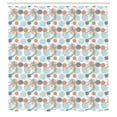 thumbnail image 3 of Ambesonne Abstract Shower Curtain, Modern Pastel Tone Petals, 69"Wx84"L, Multicolor, 3 of 5