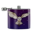 thumbnail image 2 of Barn Owl Flying in Night Sky Stainless Steel 5oz Hip Drink Kidney Flask, 2 of 3