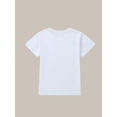 thumbnail image 2 of CAPY BARA Camiseta de algodón para niños con lindo diseño de capibara, cuello redondo, informal y de moda para niñas - Camiseta cómoda para niños grandes en verano, 2 of 7