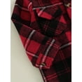 thumbnail image 5 of Toddler Baby Boy Girl Flannel Plaid Shirt Jacket Button Down Shacket Infant Kid Long Sleeve Coat Top Fall Clothes, 5 of 8