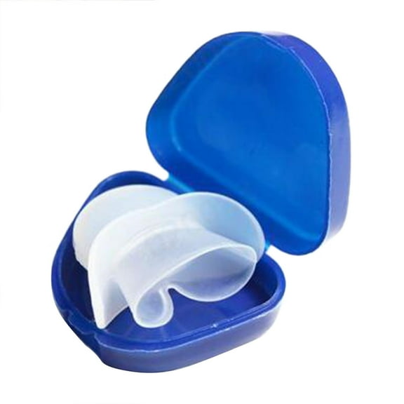 Tooth Care Products Silicone Tongue Set Anti Snoring Device High Transparent Food Grade Anti Snoring Device Tooth Care Kit Silica Gel Blue