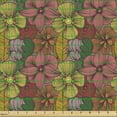 thumbnail image 2 of Vintage Sofa Upholstery Fabric by the Yard, Retro Colored Art Inspired by Floral Nature Romantic Blooms of Various Flowers, Decorative Fabric for DIY and Home Accents, Multicolor by Ambesonne, 2 of 5