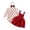 A-Red42, variant on Bobifish Baby Girls Outfit Sets Casual Wear Long Sleeve Polka Dot Prints Bodysuit Suspender Skirts Headband Girls Sets