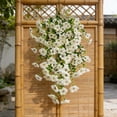 thumbnail image 4 of Flor de vid violeta artificial, planta violeta colgante falsa para primavera, verano, interior, exterior, pared, hogar, jardín, patio, boda, fiesta, decoración, 4 of 8
