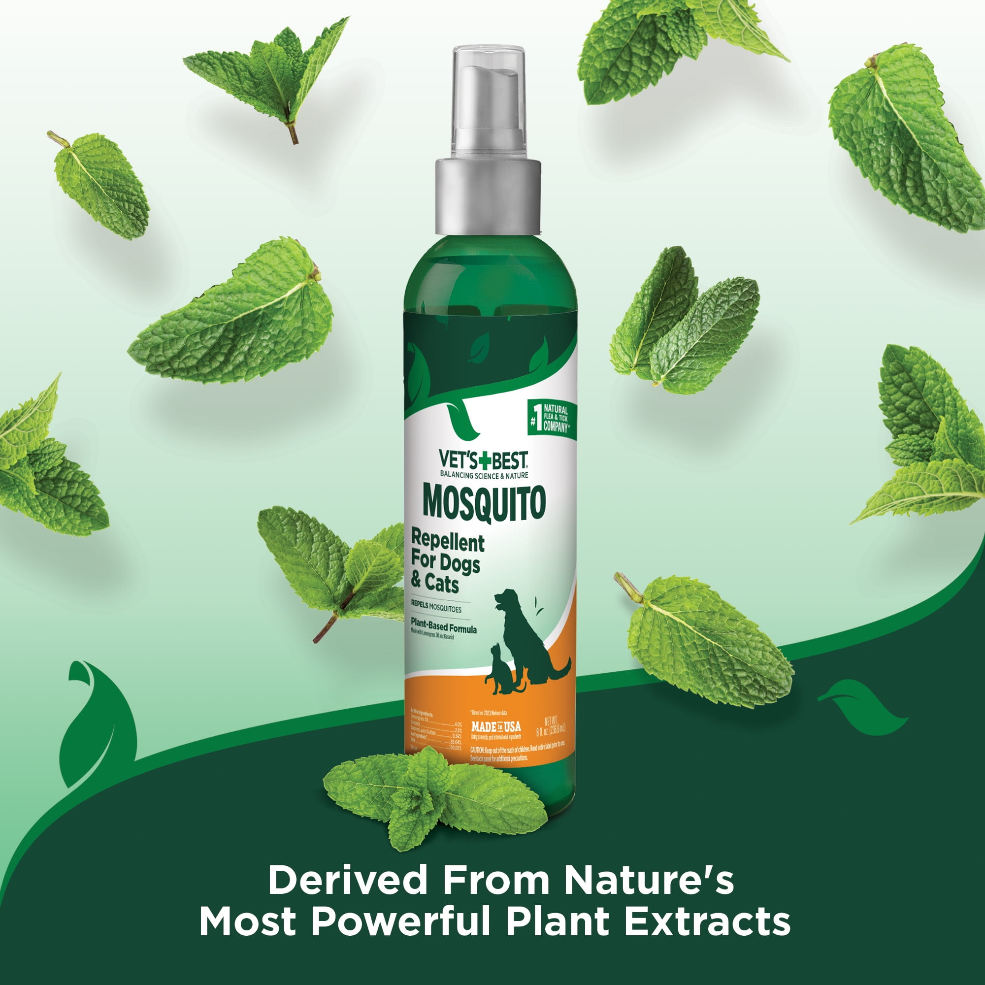 Vet's Best Mosquito Repellent for Dogs and Cats, 8 oz