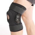 thumbnail image 3 of Soporte transpirable para articulaciones Rodilleras Ortesis Antideslizante Negro xl Sharpla rodillera, 3 of 8