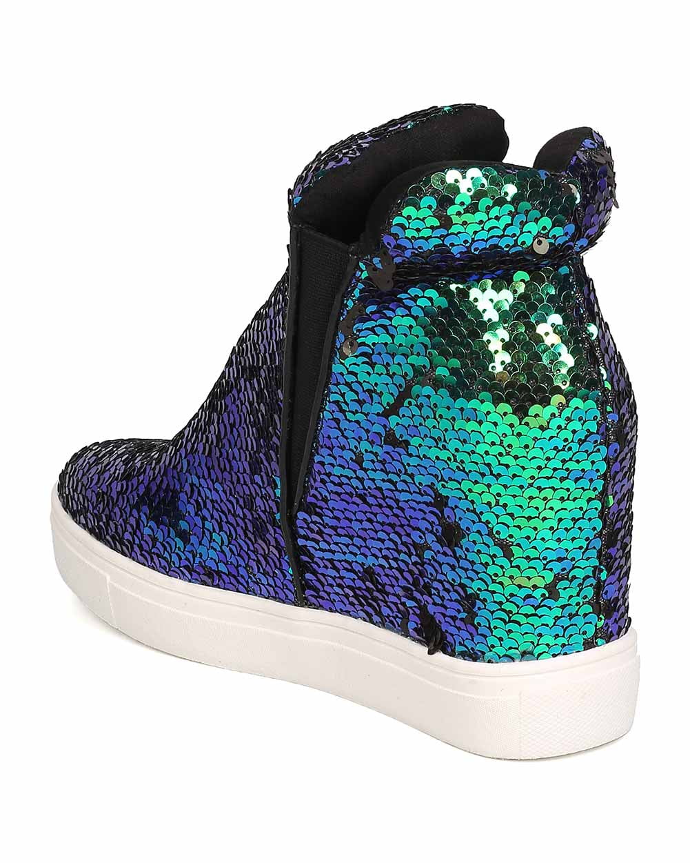 sequin high top sneakers womens