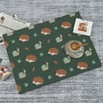 thumbnail image 6 of Dish Drying Mat, Green Snails Brown Hedgehogs Absorbent Microfiber Kitchen Mat, Heat Resistant Drying Mat Kitchen Counter for Dishes, Utensils, Pots, Pans, Drainer Mats 18x24in, 6 of 7
