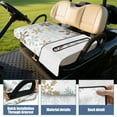 thumbnail image 4 of 51" x 31" Golf Cart Bench Seat Towel Cover, Fits EZGO TXT RXV, Club Car Precedent Onward, Yamaha Drive, and Icon Golf Cart Models, 4 of 8