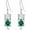 May(Emerald), variant on Cat Earring with Synthetic Birthstone Cat Dangle Earrings Gift for Women