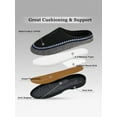 thumbnail image 4 of DL Memory Foam House Slippers for Men Indoor, Comfy Slip On Warm Winter Mens Bedroom Slippers, 4 of 7
