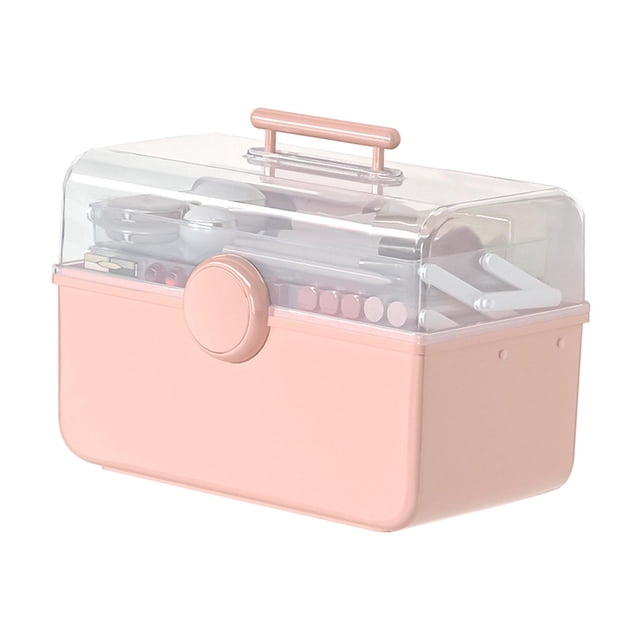 Organizador de Escritorio de Maquillaje Soporte de Tocador Caja de Almacenamiento de Baratija Estuche de almacenamiento de cosméticos