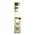 thumbnail image 4 of Kitchen Baker's Racks 23.62" White and Rustic Brown color 5-Tier Bakers Rack for Kitchen with Storage, Coffee Bar, Kitchen Shelves, Microwave Stand,Freestanding Baker's Racks, 4 of 11