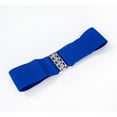 thumbnail image 4 of Women's Fashion Elastic Cinch Belt 3 Wide Stretch Waist Band Clasp Buckle, 4 of 6