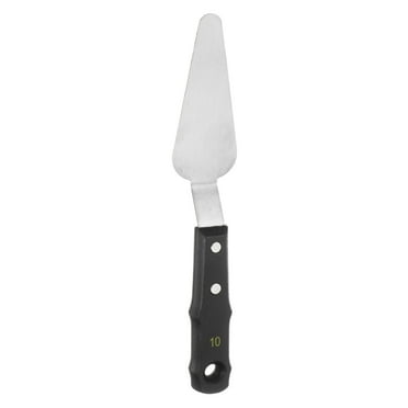 Uxcell No.10 Painting Palette Knife Stainless Steel Pointy Spatula Paint Pallet Knife for Oil Acrylic
