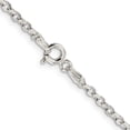 thumbnail image 4 of Sterling Silver 2.5mm Diamond-Cut Cable Chain (26 X 2.5) Made In Italy qhc045-26, 4 of 5