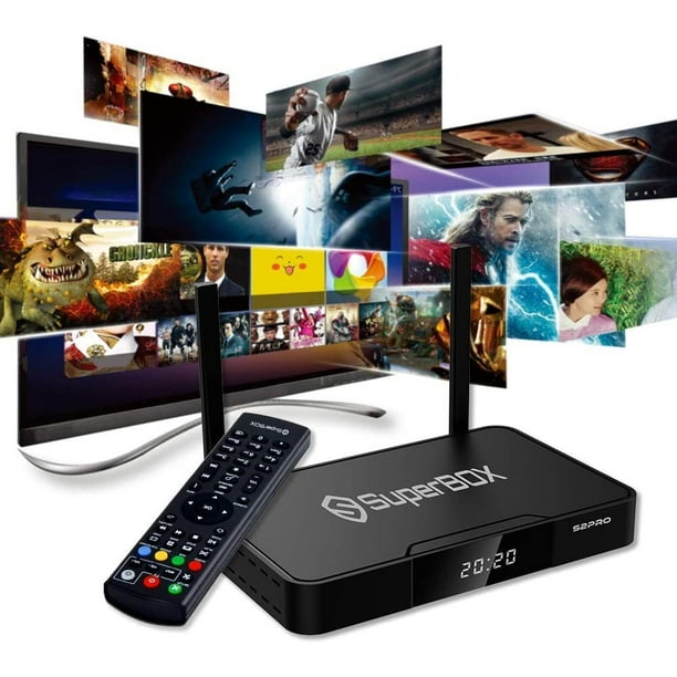superbox s2 pro Powered by Android 9 Output USB3.0 2GB RAM 16GB ROM