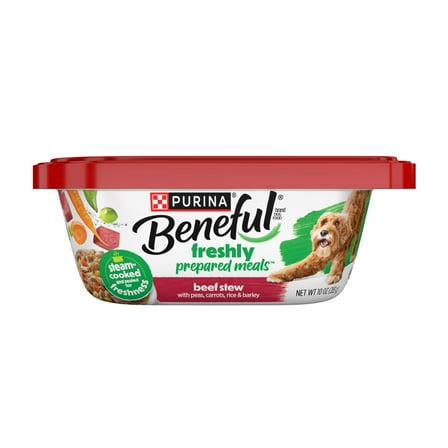 Purina Beneful Dog Food Freshly Prepared Meals, Dog Food Fresh, High Protein Wet Dog Food, Beef Stew