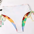 thumbnail image 3 of Gibobby Conjunto de Bañador Sexy Bikini de mujer Cintura alta Sexy Estampado floral Correa Split Floral Traje de baño popular(Amarillo,G), 3 of 5