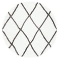 thumbnail image 4 of SAFAVIEH Berber Mercer Janey Abstract Shag Area Rug, 8' x 10', Ivory/Grey, 4 of 7