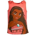thumbnail image 3 of Disney Moana Little Girls Tank Top and French Terry Shorts Infant to Big Kid, 3 of 5