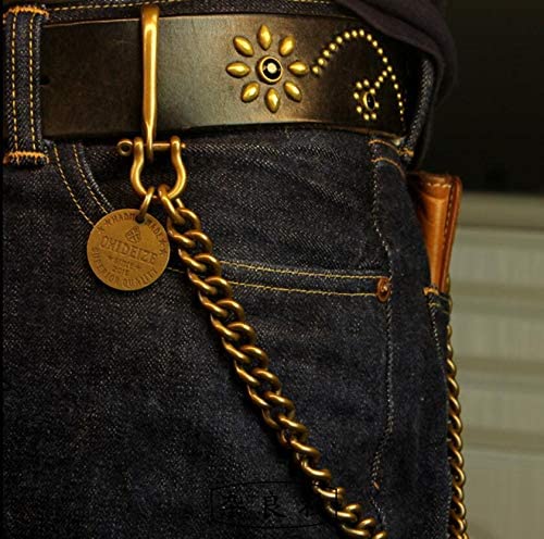 Vintage Brass Biker Trucker Motorcycle 