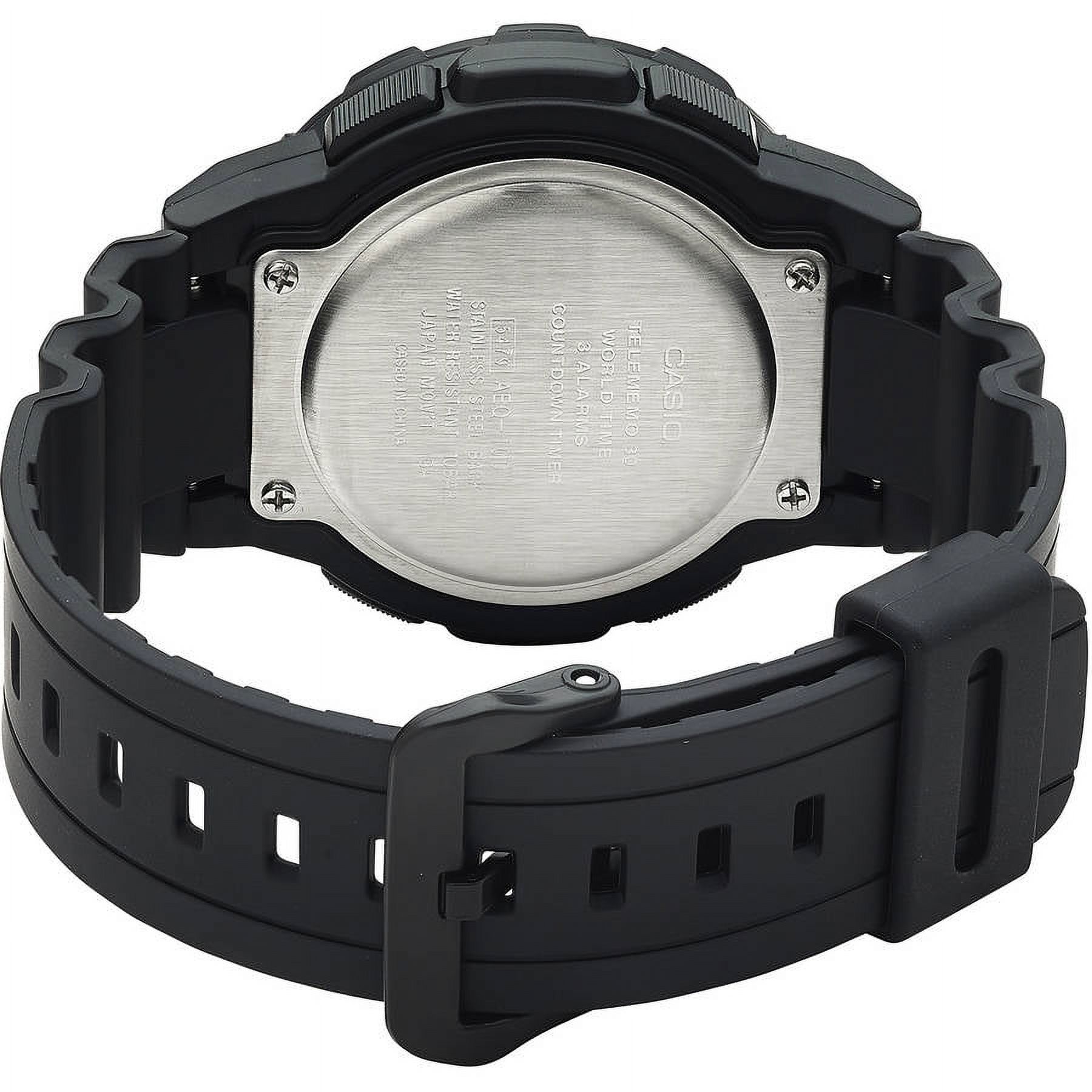 Men's Ana-Digi Dive Style Watch, Black/Gold, AEQ100BW-9AVCF - Walmart.com