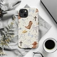thumbnail image 5 of Western Chic Boots & Bows Phone Case, Elegant Country Style with Pearls and Accessories for iPhone 16 15 14 13 12 11 Pro Max Plus Mini, 5 of 6