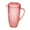 Pink, variant on LeadingWare  Diamond Cut Acrylic Water Pitcher with Lid (2.5 Quarts) - 9.25" W x 9.25" L x 10" H Blue