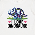 thumbnail image 4 of Inktastic Girl Dinosaur I Love Dinosaurs Girls Baby T-Shirt, 4 of 5